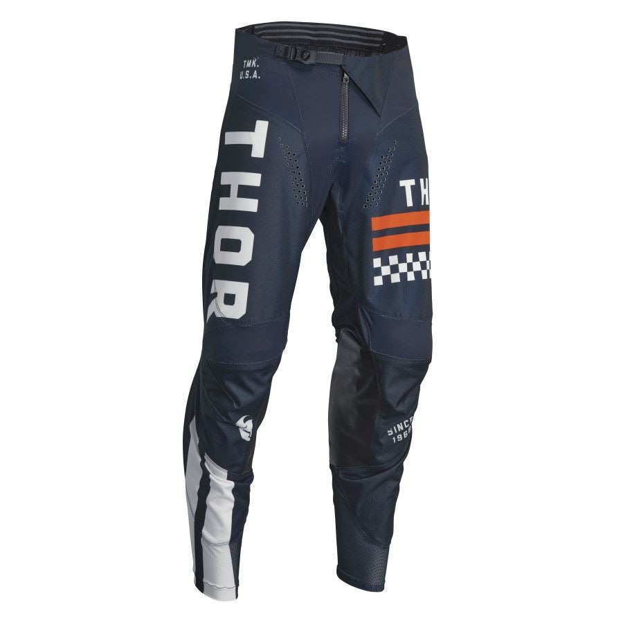 Thor Youth Pulse Combat Midnight Vintage White Motocross Pants CLEARANCE